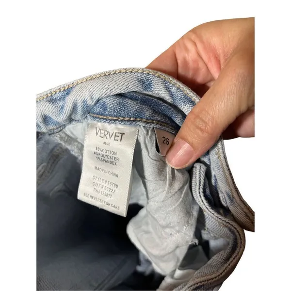 Vervet Jewel 90’s Vintage‎ Straight Cargo Jeans Size 26 - Image 10