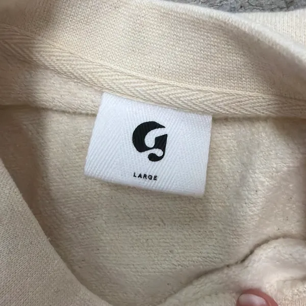 Glossier Limited Edition LA Cream Embroidered Crewneck - Image 3