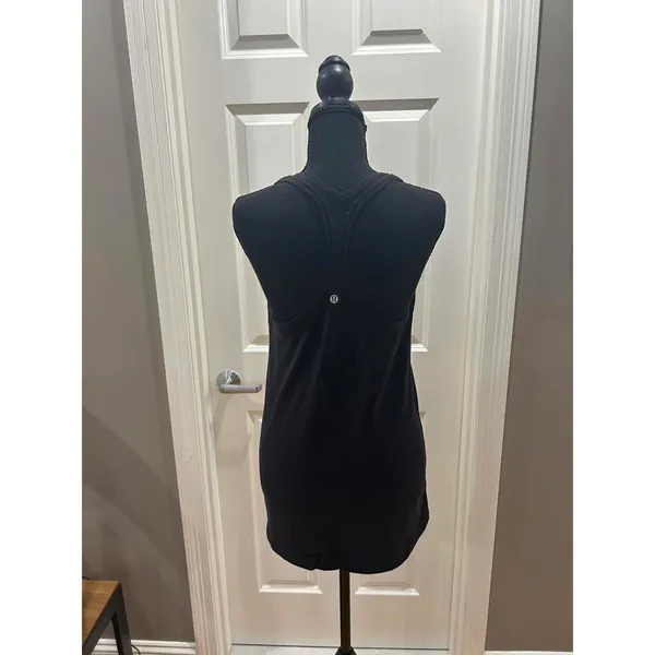 Lululemon Black Racerback Tank Top Sz L - Image 3