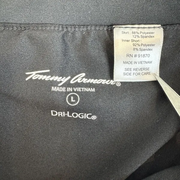 Tommy Armour Large Dri Logic Black Short Golf Skort Pink Pocket - Image 4
