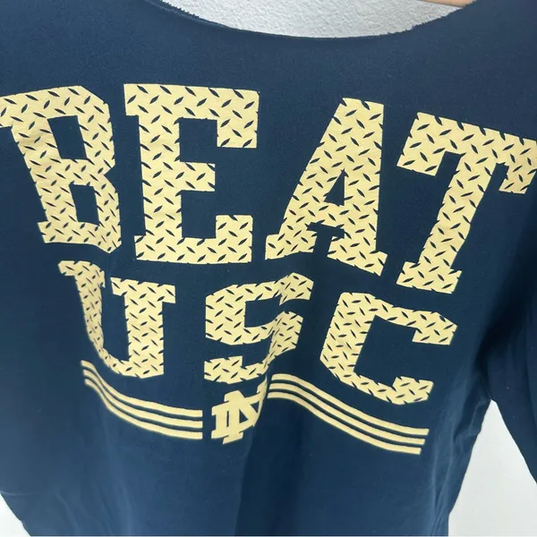 Adidas Notre Damme Football Off the shoulder Tee - Image 5