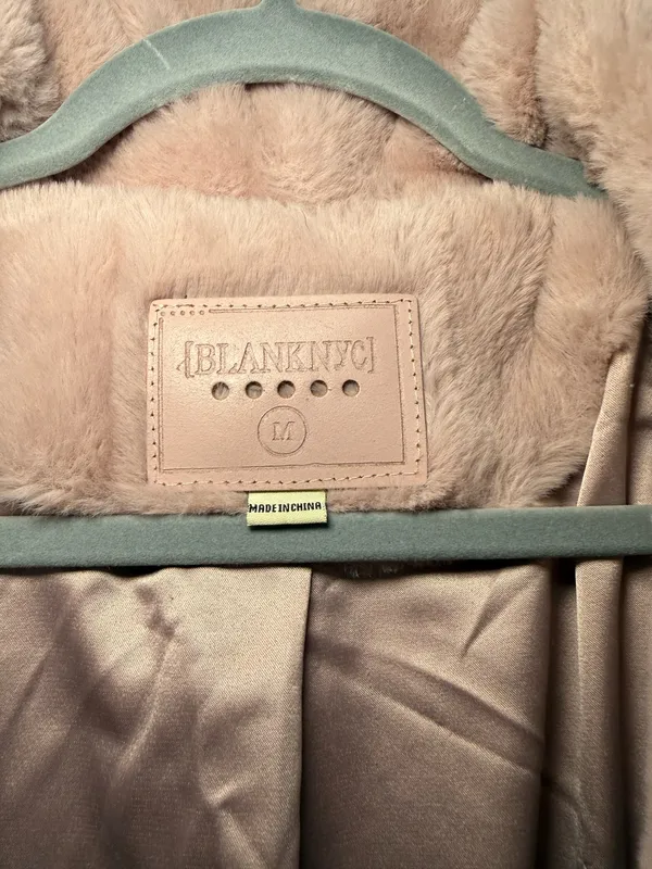Faux Fur Jacket BLANKNYC Pink - Image 4