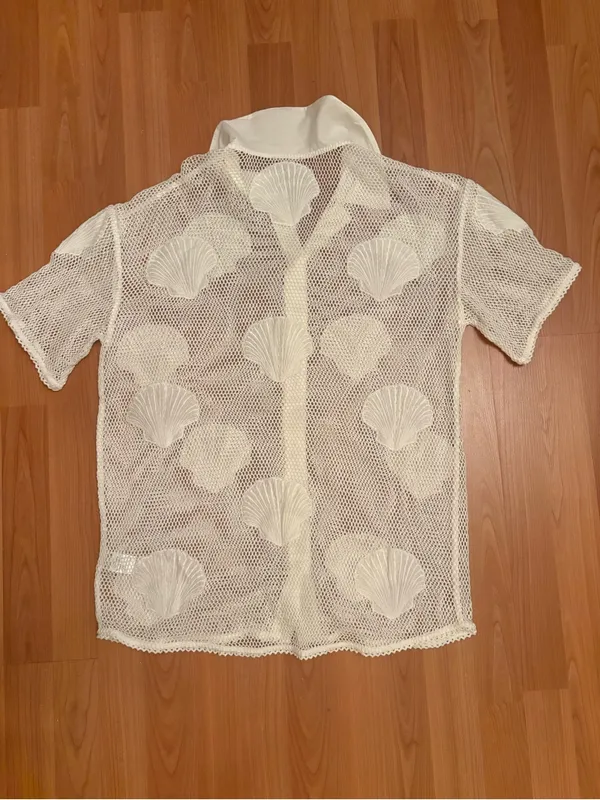 Show Me Your Mumu White Mesh Seashell Set Size XS/S - Image 8
