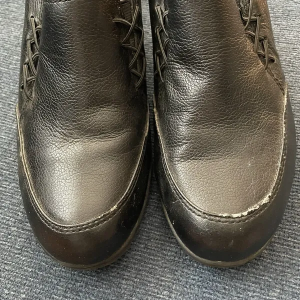 I Love Comfort Shoes Women’s Size 9 Slip On‎ Black Leather Non-Slip Work Office - Image 11