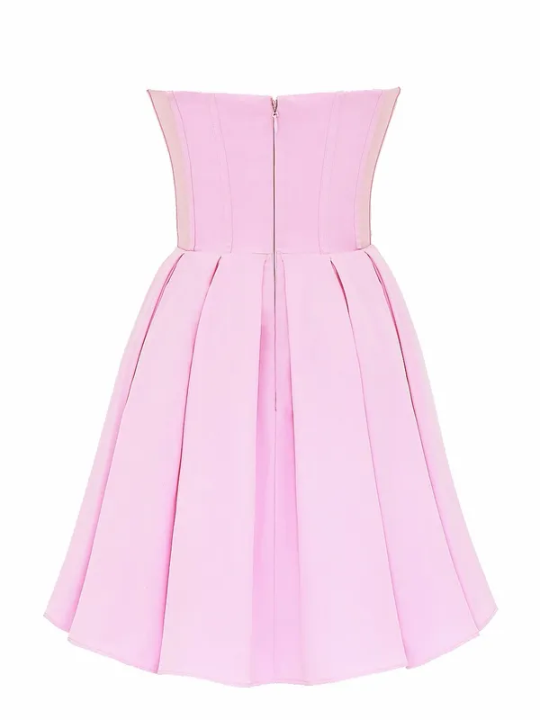 New✨ House of CB Mar Strapless Mini Dress in Cotton Candy Pink Size Medium - NWT - Image 16