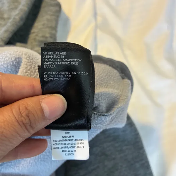 The North Face Mattea Funnel Pullover Quarter‎ Zip Thumb Hole Gray Athletic- XL - Image 8
