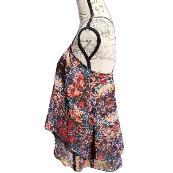 Abercrombie -217 floral paisley print layered cami‎ Small - Image 4