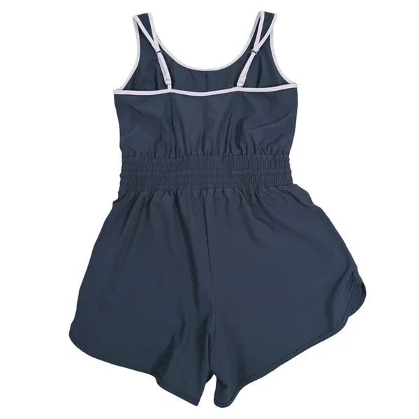 Abercrombie Traveler Athletic Romper Size Small Petite Black Tennis Pickleball - Image 3