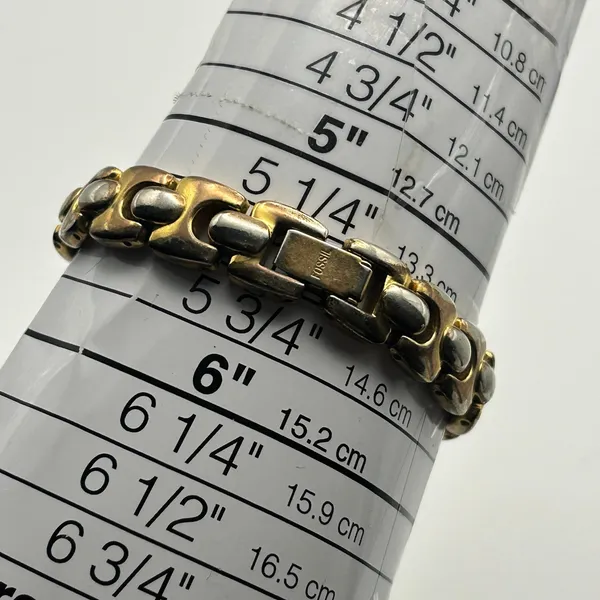 Fossil F2 Gold Silver Stainless Steel Women’s Watch, 22mm - Image 8