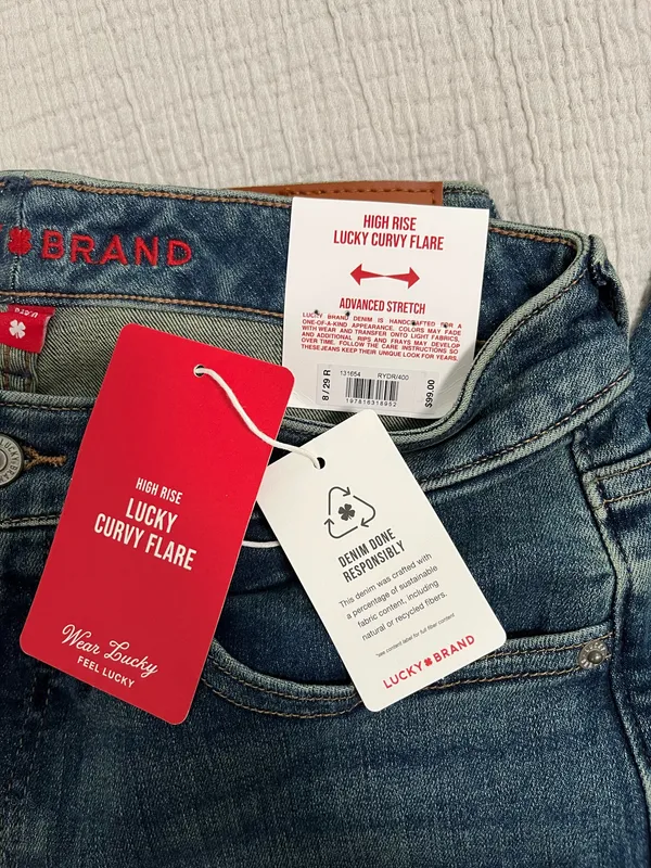 Lucky Brand High Rise Curvy Flare Jeans - Image 8