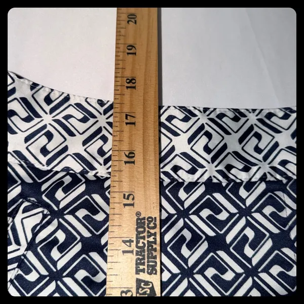 IZOD Golf Skort Women 6 Blue Geometric Activewear Skirt - Image 4