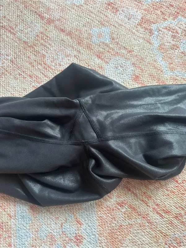 Lululemon Wunder Train High-Rise Tight 28" Radiate Foil Print Black W5DPYS Sz 4 - Image 10