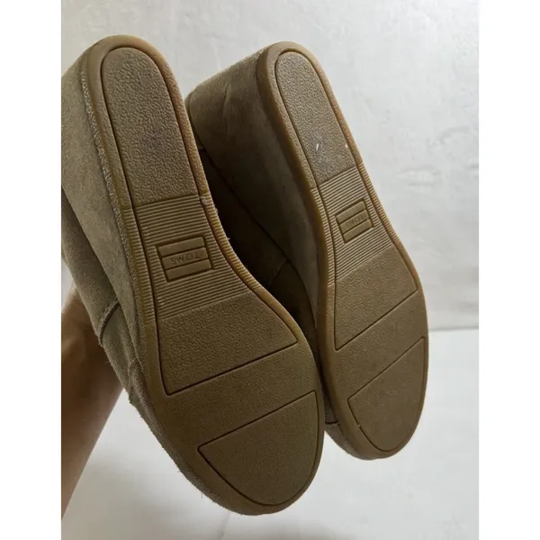 Toms Boots Women’s‎ Kala Chukka Wedge Ankle Suede Lace Up Booties Beige Size 8.5 - Image 5