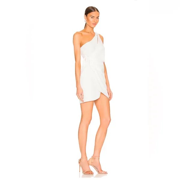 Like anew! Amanda Uprichard REVOLVE Conetta Dress in Ivory, size XS - Image 2