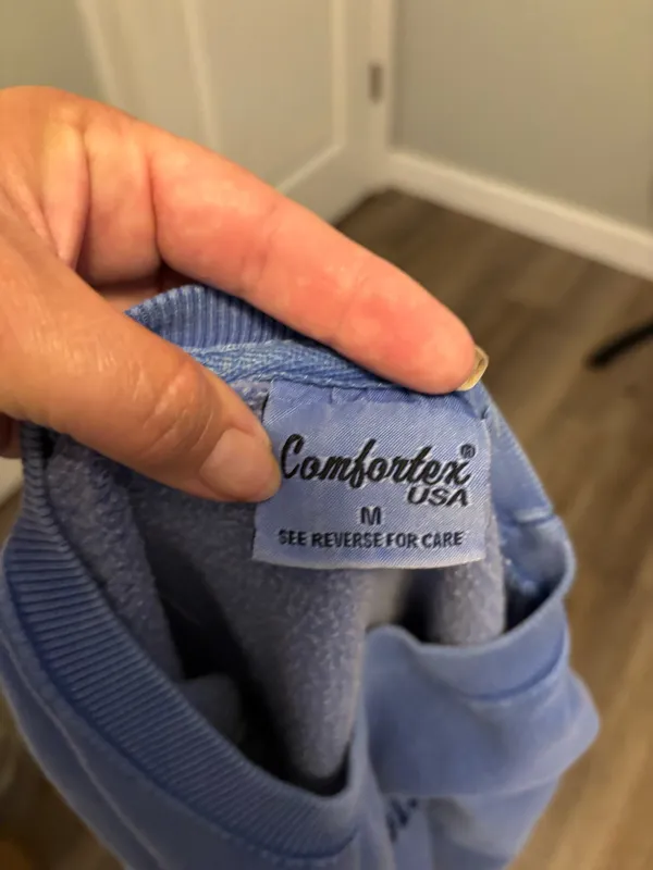 Comfortex Blue Madeira Beach Sweatshirt, Sz M - Image 3