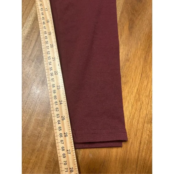 Offline By Aerie OG High Waisted Legging Burgundy Size Small - Image 5