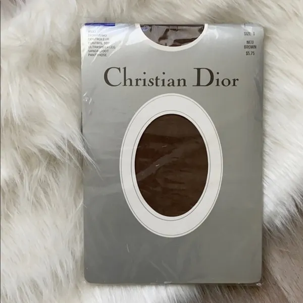Christian Dior Control Top Pantyhose Size 1 NWT - Image 6
