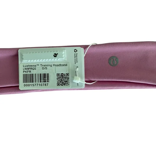 Lululemon Womens Luxtreme Training Headband Pink Frosting - Image 9