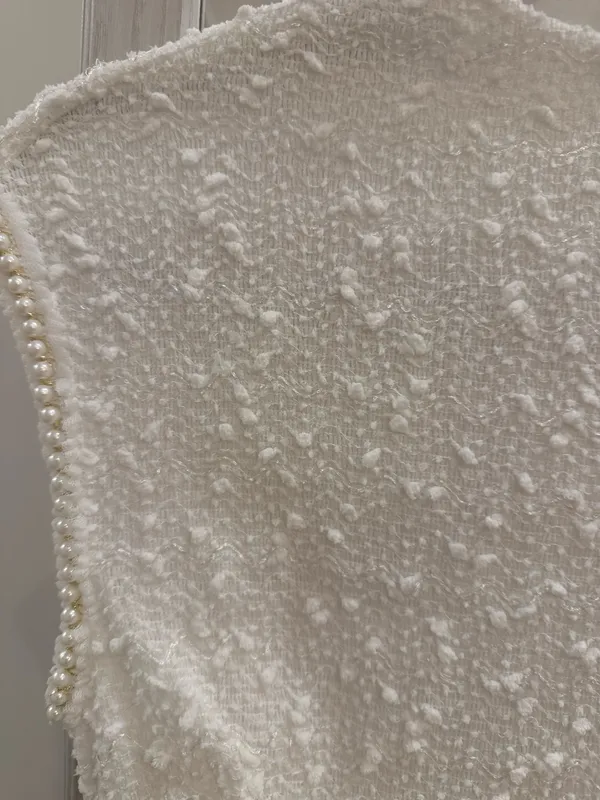 B Darlin Pearl White Macy’s minidress - Image 3