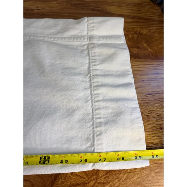 Madewell Superwide-Leg Jeans High Rise White Denim Size 24 - Image 10