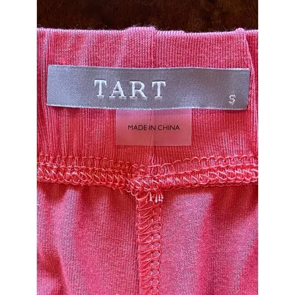 Tart Collections‎ Pink Coral Elastic Waist Wrap Tie Front Cody Shorts Size S - Image 6