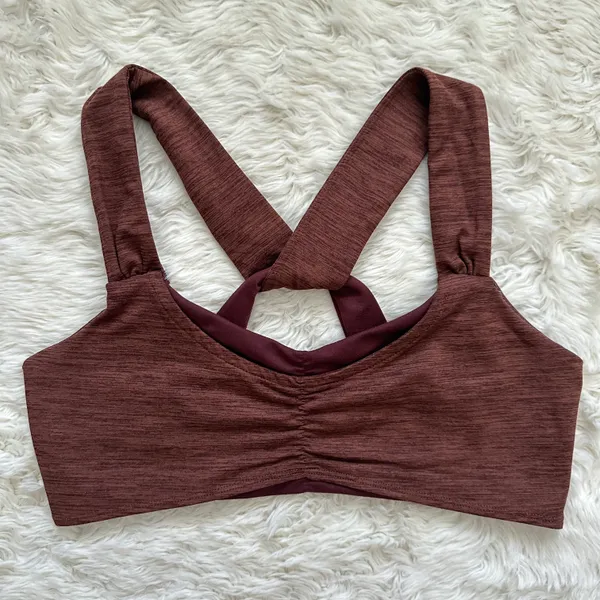 FP Movement Sports Bra Zen Again Bra Crisscross Back Brown M - Image 4
