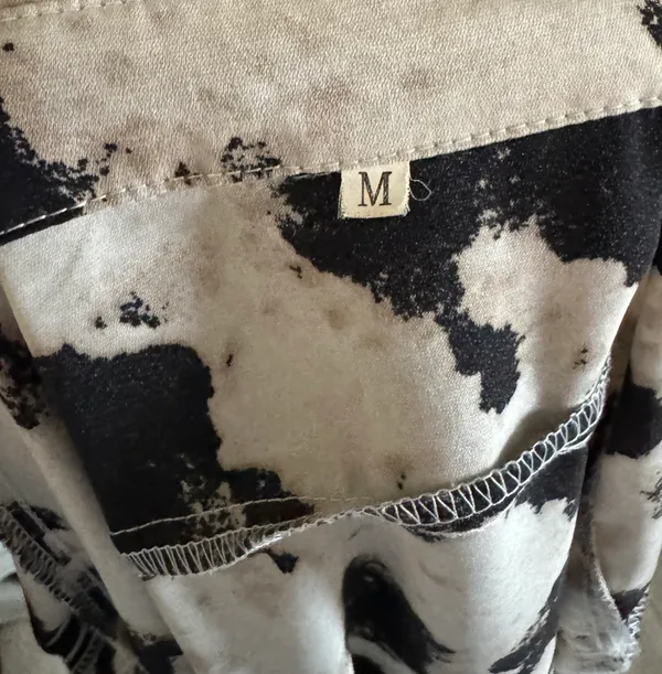 Cowprint Pearl Snap Size M - Image 3