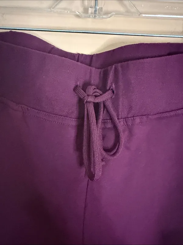 Maurices Women's Drawstring Athletic Shorts in Plum - Image 3