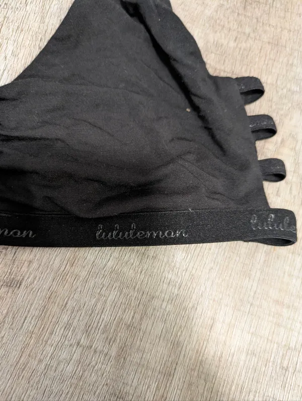Lululemon Athletica Black Simply Gathered Bralette - Image 3