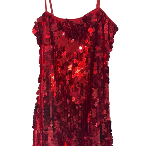 MORE TO COME x Emma Rose Yarina Mini Dress in Red XSmall New Womens Party - Image 6