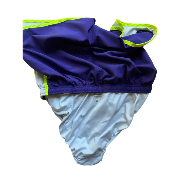 Nike Dri-FIT Tempo Running Shorts Purple Volt White Women's Medium - Image 9