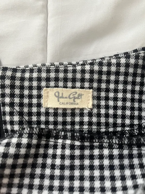 Brandy Melville Gingham Mini Skirt - Image 3