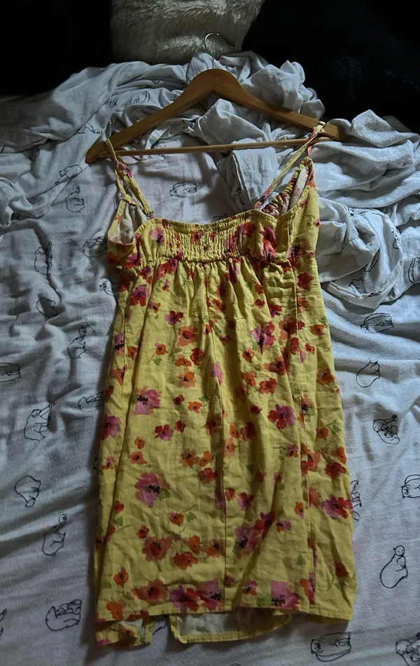 Target Yellow floral dress - Image 2
