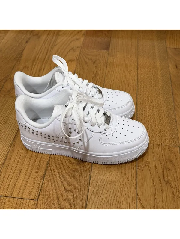 Nike US 5.5 Women's Nike Air Force 1 White Casual Shoes - Image 10
