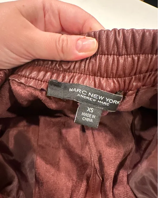Marc New York Faux Leather Pants - Image 3
