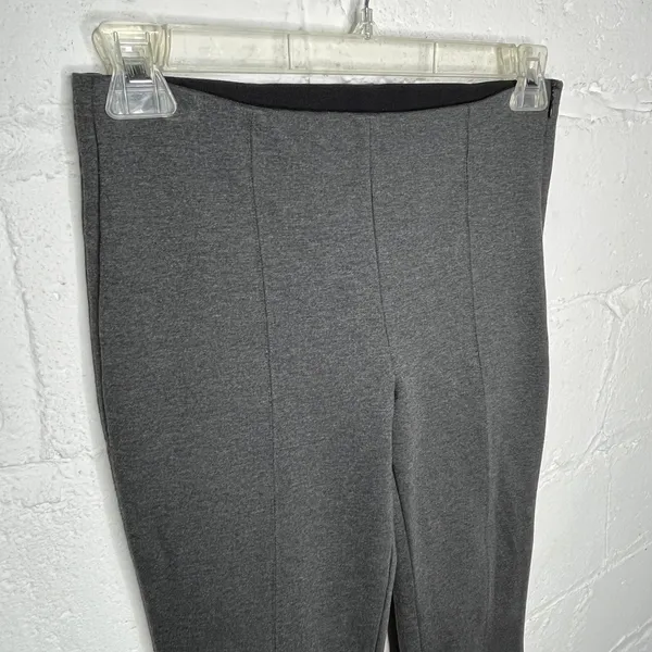 Quince Women's Charcoal Gray Ultra-Stretch Ponte Skinny‎ Pants Size Small - Image 3