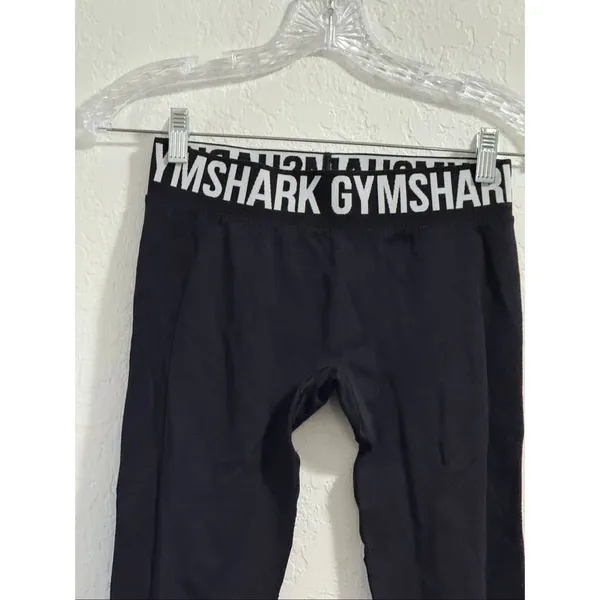 Gymshark‎ Women's Sports Bottoms Medium Black Polyamide with Elastane Leggings - Image 2