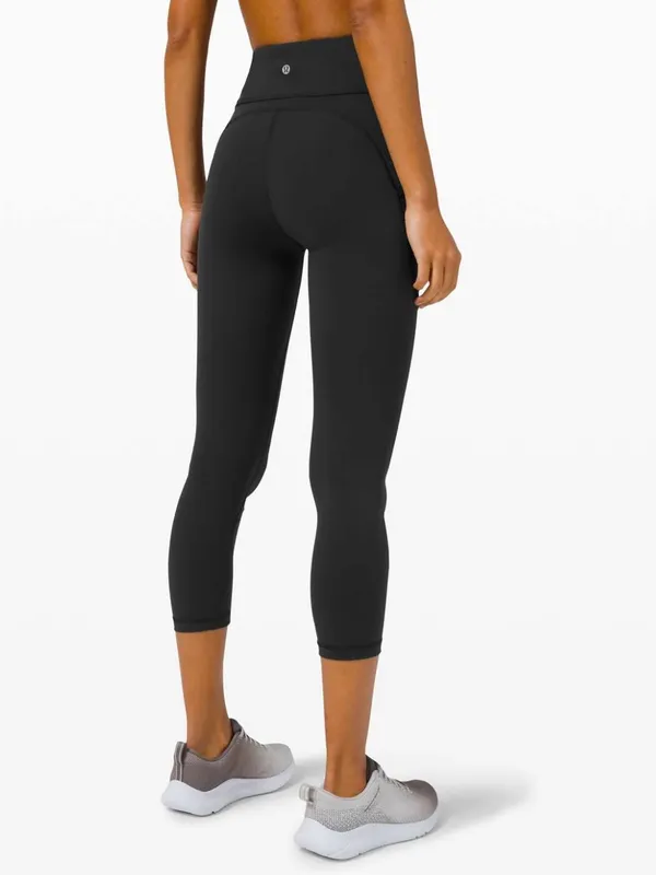 Lululemon Invigorate High-Rise Legging Pants Crop 23" Size 4 Black - Image 5