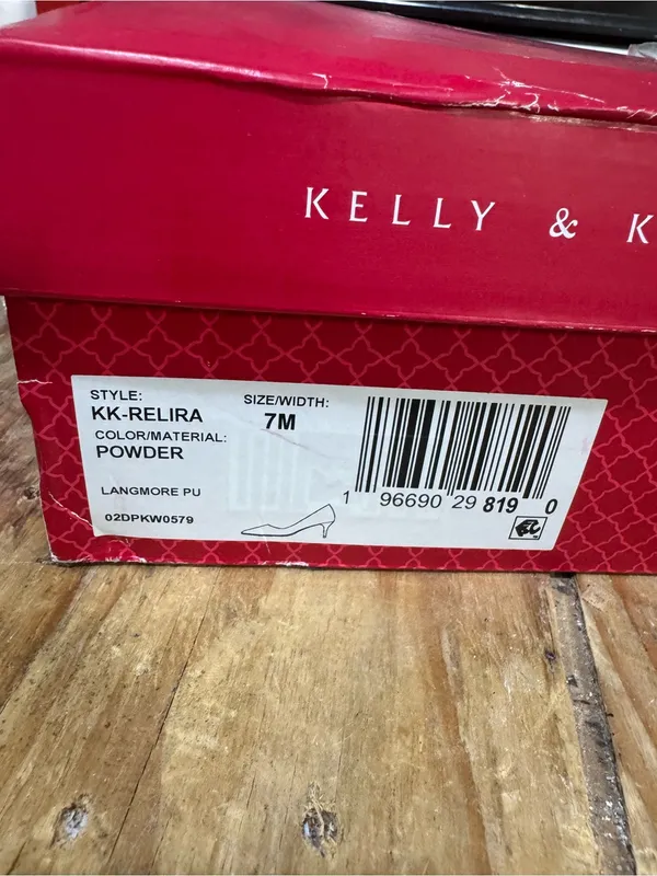 Kelly & Katie Relira Pump Powder Square Toe Size 7M New - Image 3