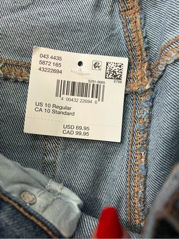 American Eagle Stretch Studded High-Waisted Stovepipe Jean - Image 7
