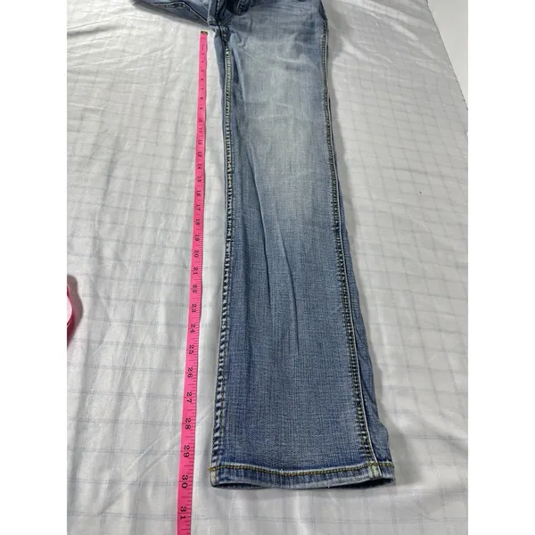 Rank 45 Women's Bootcut Jeans Size 27x32 Medium Wash Stretch Blue Denim Regular - Image 3