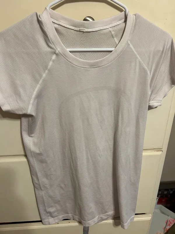 Lululemon White Swiftly Tech Short Sleeve - Image 2
