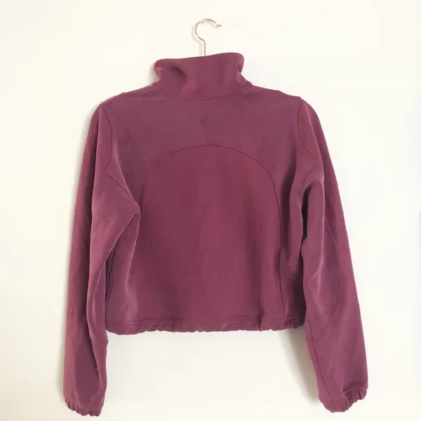 Lululemon Brushed Softstreme Ribbed Half Zip Deep Luxe 2 - Image 12