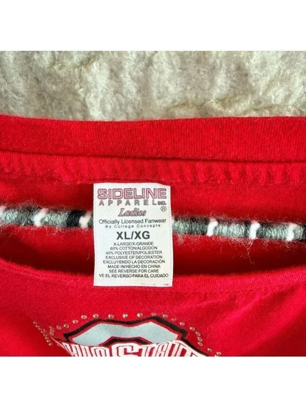 Ohio State Women's Red Long Sleeve Shirt - Image 2