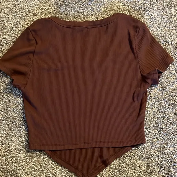 Brown Crop Top - Image 4