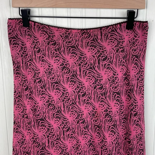 Vintage 90s Y2K Style and Co Ruffle Midi Slip Skirt Size 12 Fairycore Whimsical - Image 3