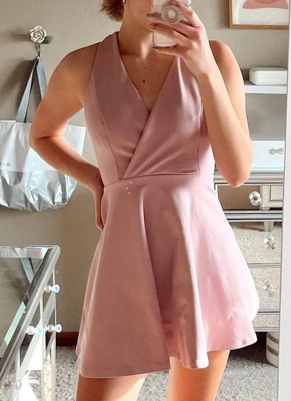 Dry Goods Pink Dress - Image 2