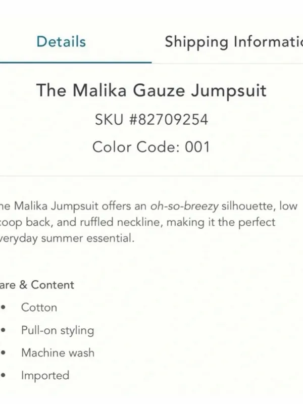 Anthropologie the Malika Gauze Jumpsuit size XS Lagenlook Loungewear - Image 6
