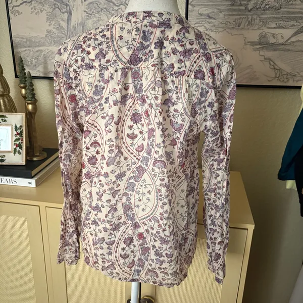 ISABEL MARANT Étoile Maria Blouse floral print Size‎ 38 Medium - Image 3