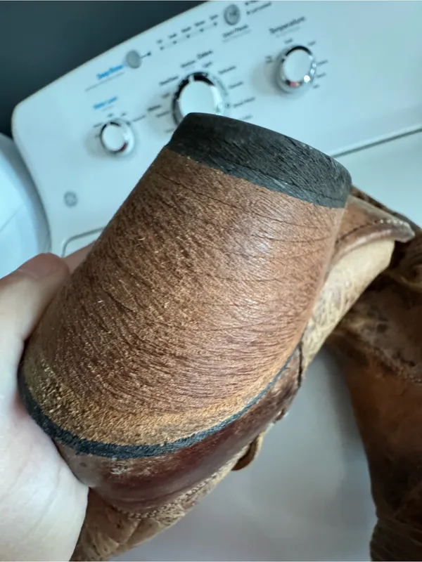 Justin Bent Rail Distressed Brown Leather Western Boots - Image 5